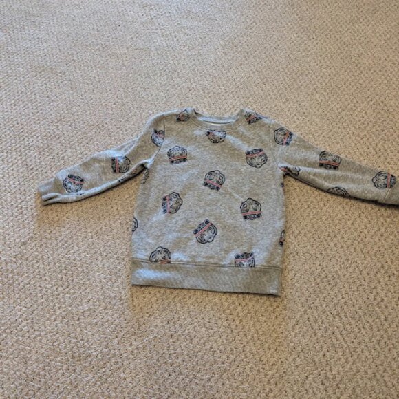 Boys tiger print sweat shirt size 4 t - Picture 1 of 1